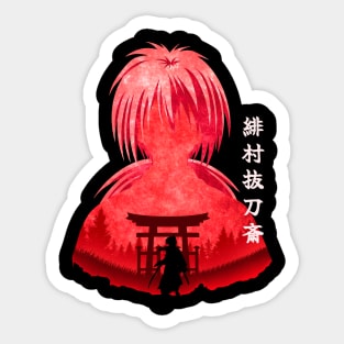 Anime Space Rurouni Kenshin Samurai Sticker